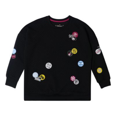 Disneyland Paris Mickey Mouse Black Sweatshirt For Adults