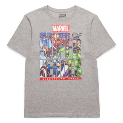 T-Shirt pour adultes Summer of Super Heroes Marvel Disneyland Paris