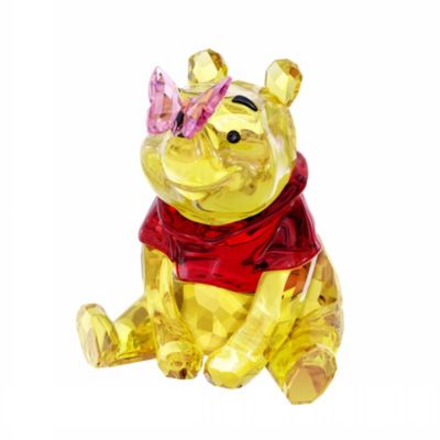 Swarovski figurita cristal Winnie the Pooh con mariposa