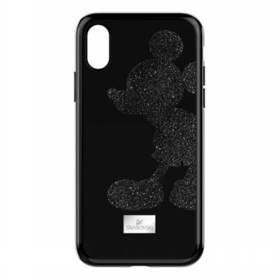 Swarovski Mickey Mouse iPhone X Black Phone Case ...