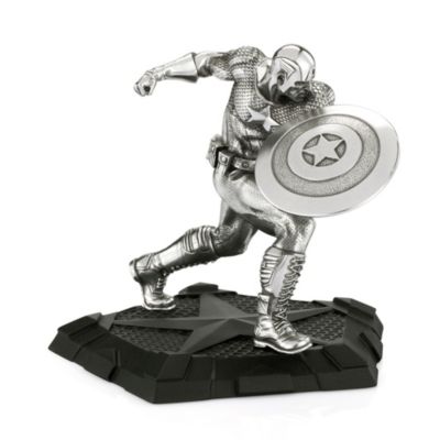 Figurita primer Vengador, Capit&aacute;n Am&eacute;rica, Royal Selangor