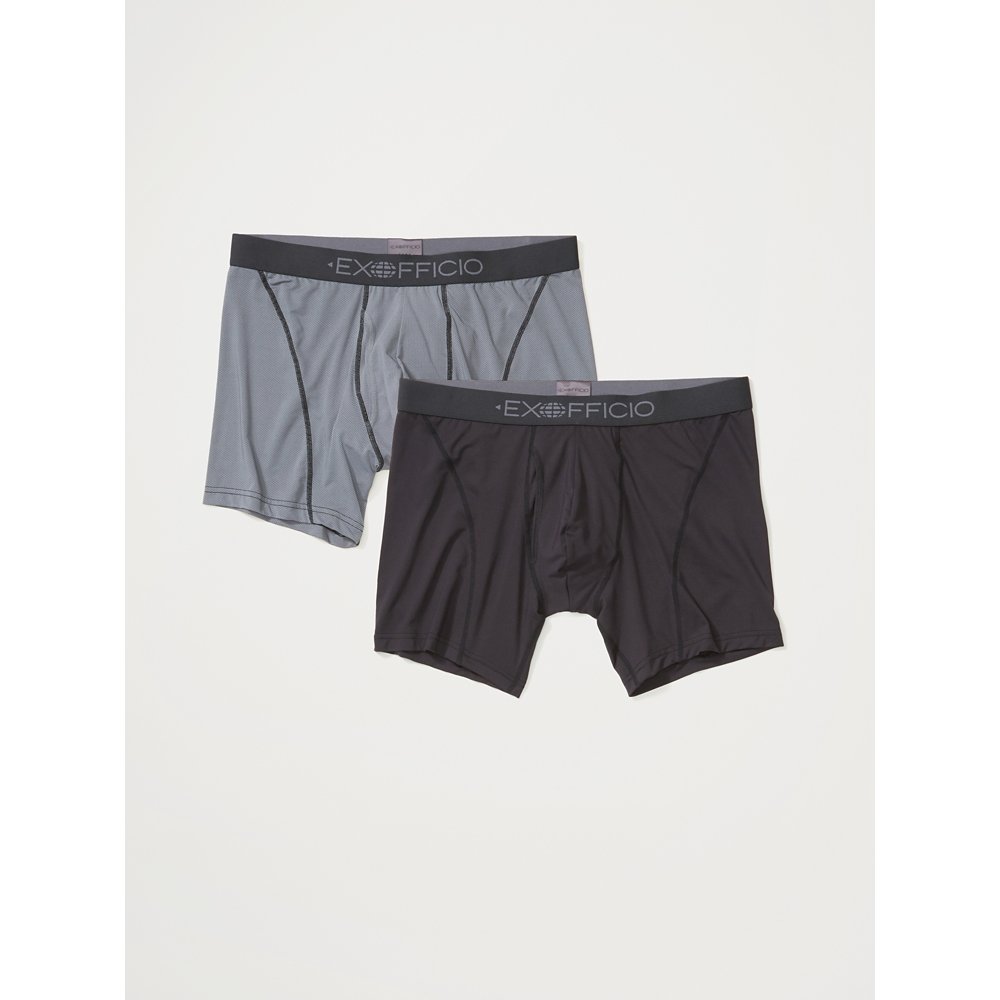 Give-N-Go 2.0 Boxers - 2 Pack BLK M by Ex Officio