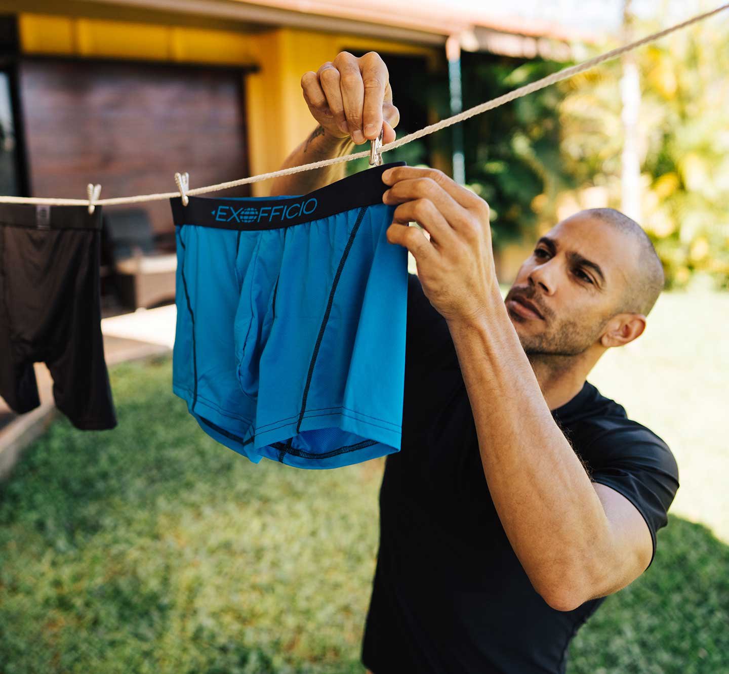 Alta Qualidade Novo Exofficio Underwear Homens Boxers Estilo