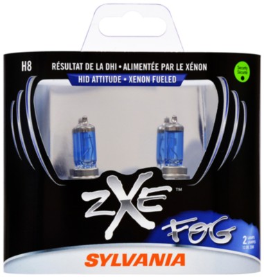 Sylvania H8 Silverstar Zxe Halogen Fog Bulb, 2 Pack
