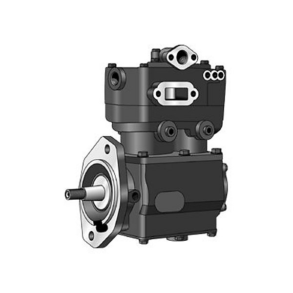 Haldex - Air Brake Compressor, Drive: Gear, New - MIDEL13220