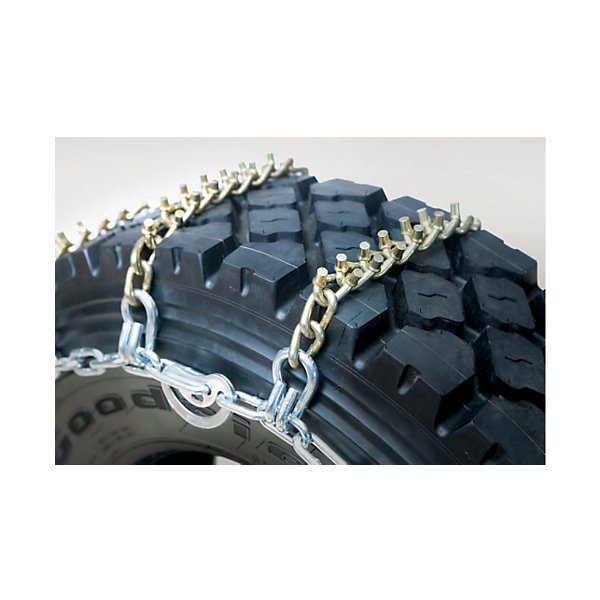 11-22.5 11R22.5 Dual Tire Chains 7mm Link Cam Snow Ice Traction Commercial Truck 