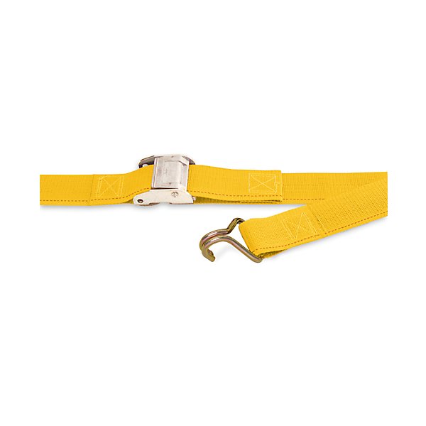 Kinedyne - 2 in. x 16 ft. Series E Logistic Cam Buckle Strap With Wire Hooks with a 500 lbs Working Load Limit - KIN651604