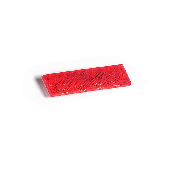 Grote - Reflector, Red, Rectangular, Adhesive Mount - GRO40132