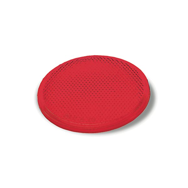 Grote - Reflector, Red, Round, Adhesive Mount - GRO41002