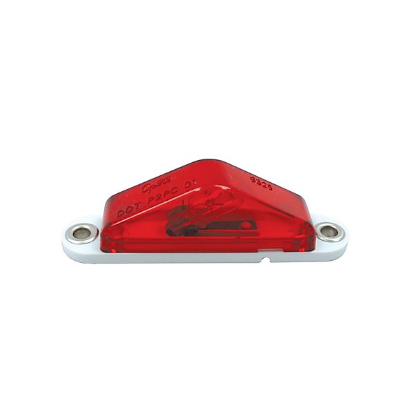 Grote - Marker Clearance Light, Red, Triangular, Id Bar Mount - GRO45512