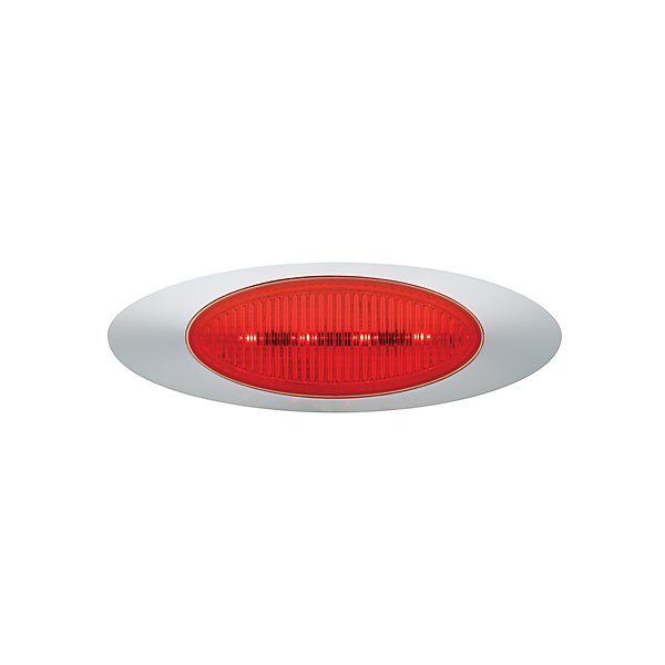 Grote - Marker Clearance Light, Red, Oval, Screws Mount - GRO45582