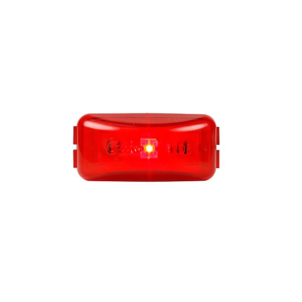 Grote - Marker Clearance Light, Red, Rectangular, Grommet Or Bracket - GRO47082