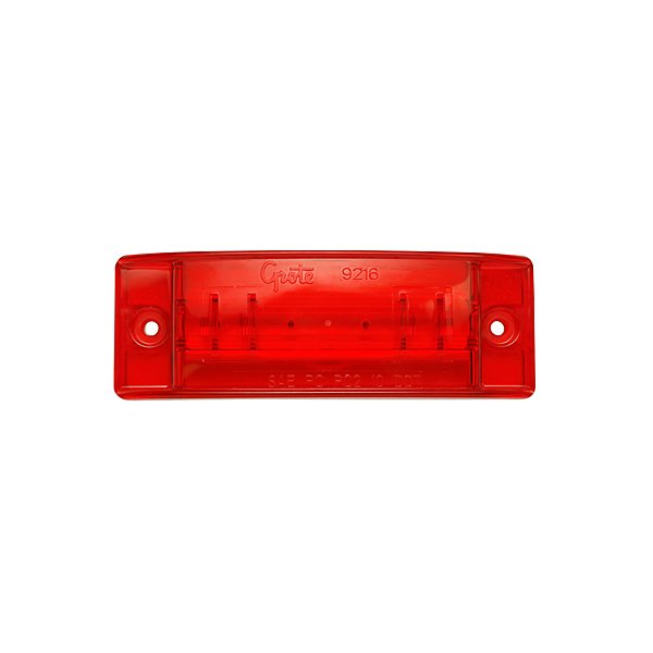 Grote - Marker Clearance Light, Red, Rectangular, Screws Mount - GRO47162