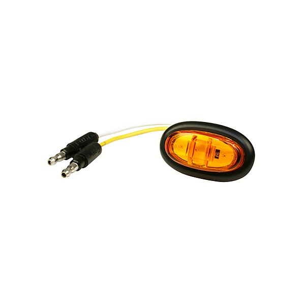 Grote - Marker Clearance Light, Amber & Yellow, Oval, Grommet Mount - GRO47973