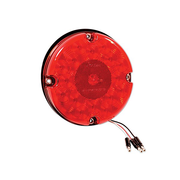 Grote - Stop/Tail/Turn Light, Red, Round, Screws Mount - GRO53422