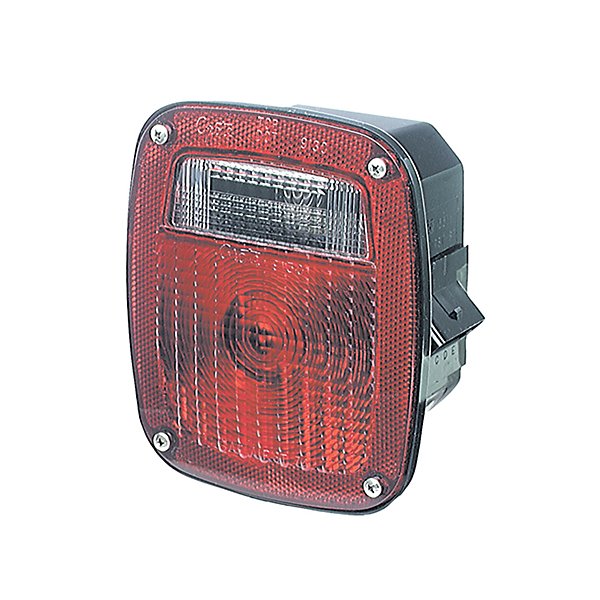 Grote - Combination Stop/Tail/Turn Light, Red, Square, Stud Mount - GRO53640