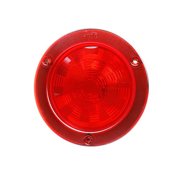 Grote - Stop/Tail/Turn Light, Red, Round, Screws Mount - GRO54602