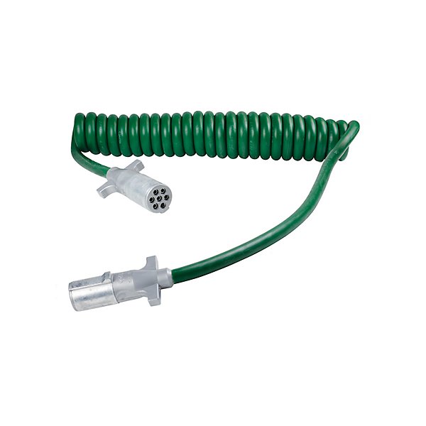 Grote - Trailer Connector Coiled Cables / Cord Assy - H/D Truck Ultralink ABS Power Cord 7 GROTE - GRO87170