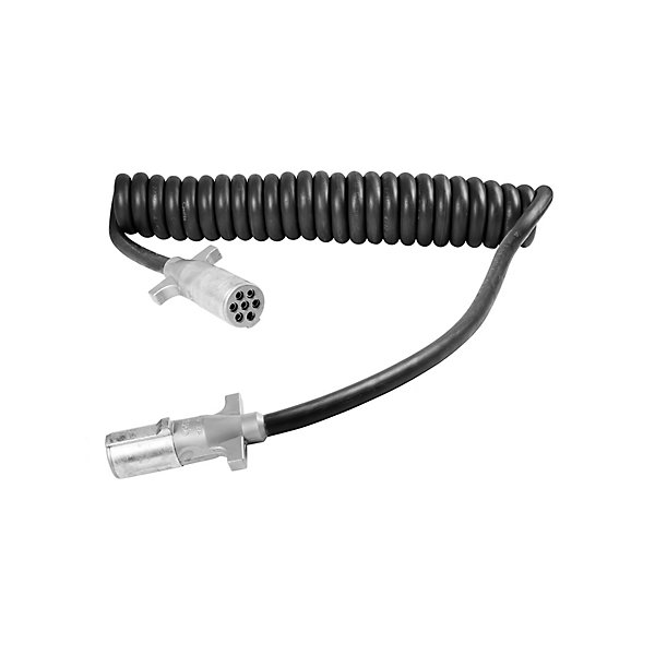Grote - Trailer Connector Coiled Cables / Cord Assy - H/D Truck Ultralink Power Cord (Non-ABS) 7 GROTE - GRO87181