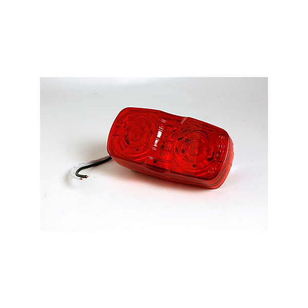 Grote - Marker Clearance Light, Red, Rectangular, Bracket Mount - GROG4602