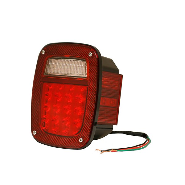 Grote - Combination Stop/Tail/Turn Light, Red, Stud Mount - GROG5202