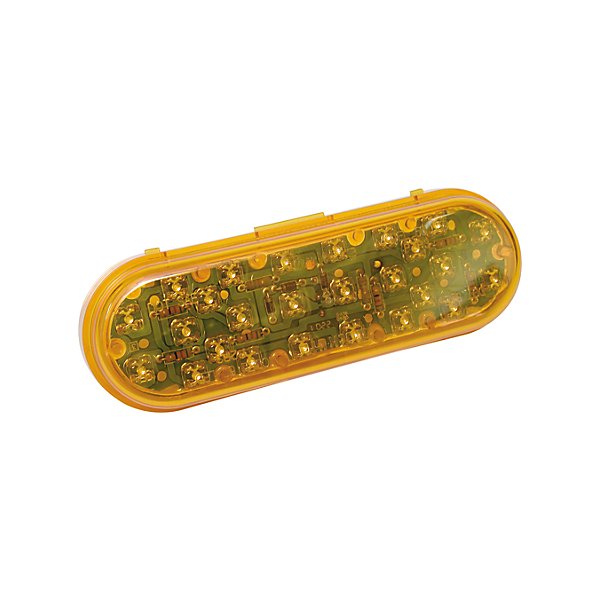 Truck-Lite - Turn Signal, Amber & Yellow, Oval, Grommet Mount - TRL60275Y