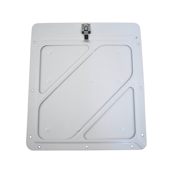 HD Plus - Porte-affiche en aluminium blanche avec pince en acier inoxydable - HDAT-8075W