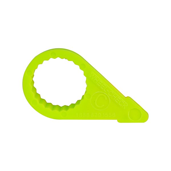 Wheel Check - High visibility green 1.25 in. Nut Diameter Wheel Check - WCSWLCH-F