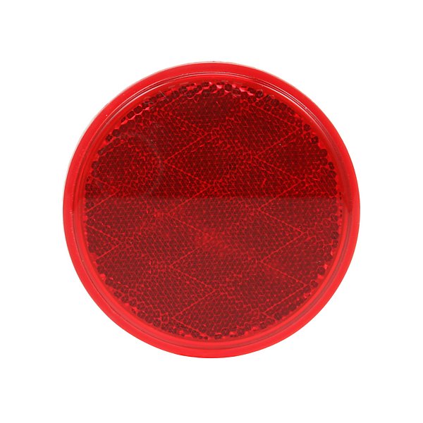 Truck-Lite - Reflector, Red, Round, Adhesive Mount - TRL47