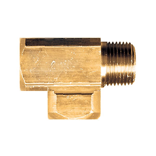 Fairview - Extruded Street Tee 1/4 FPT X 1/4 MPT X 1/4 FPT - Brass Pipe Fitting - FAIX107-B