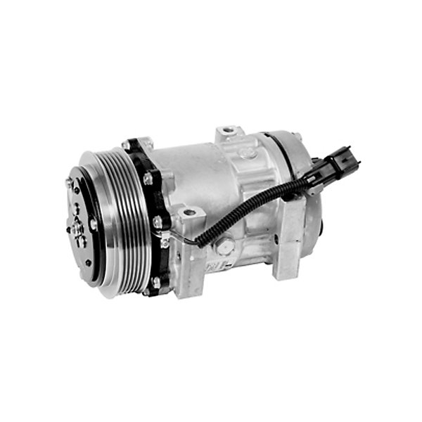 Bergstrom - AC Compressor, Sanden, 6 Groove, Direct Mount, Head: MDA, V: 12 - BGS1401127