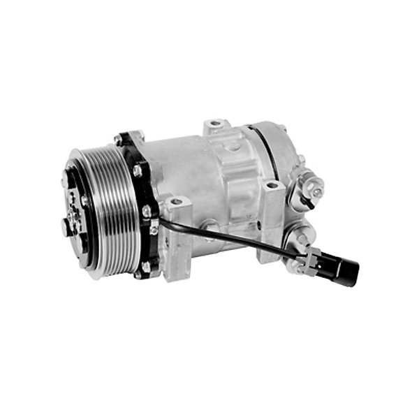 Bergstrom - AC Compressor, Sanden, 8 Groove, Direct Mount, Head: 4418, V: 12 - BGS1401389