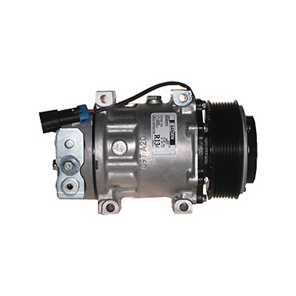 Bergstrom - AC Compressor, Sanden, 8 Groove, Direct Mount, Head: GQ, V: 12 - BGS1401390