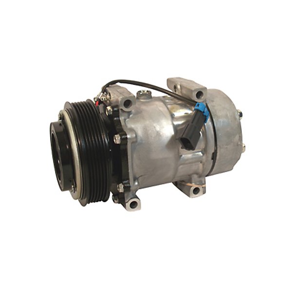 Bergstrom - AC Compressor, Sanden, 6 Groove, Direct Mount, Head: GQ, V: 12 - BGS1401414