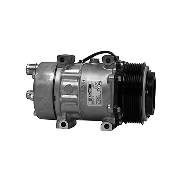 Bergstrom - AC Compressor, Sanden, 8 Groove, Direct Mount, Head: KCA, V: 12 - BGS1401432