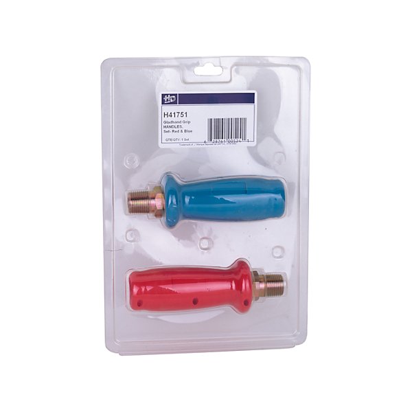 HD Plus - Gladhand grip handles, set of red & blue - Kit included: one red & one blue handles - HDAH41751