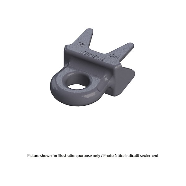 Premier Manufacturing - Drawbar Eye - 2-3/8” ID (for use with 3” Channel or 3” Square Tubing) - PRE20