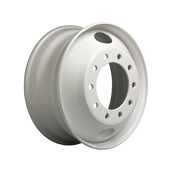 Accuride - Steel Wheel, Size: 22-1/2 in x 8-1/4 in, White - ACC27404PKWHT21