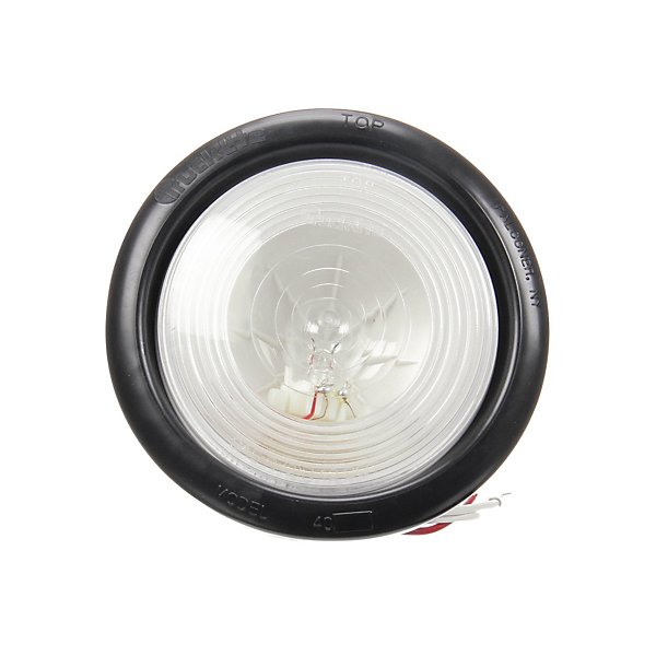 Truck-Lite - Back-Up Light, Clear, Round, Le: 4-5/16 in - TRL40004