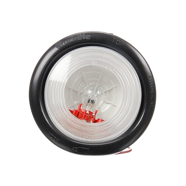 Truck-Lite - Back-Up Light, Clear, Round, Gel-Mount, Le: 4-5/16 in - TRL40044