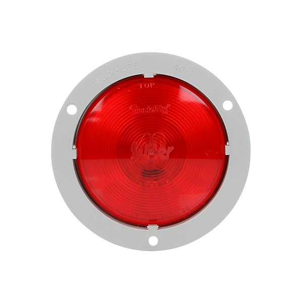 Truck-Lite - Stop/Tail/Turn Light, Red, Round, Flange Mount - TRL40258R