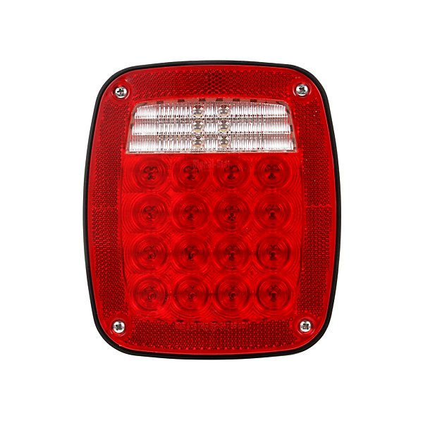 Truck-Lite - Combination Stop/Tail/Turn Light, Red & White, Stud Mount - TRL5071