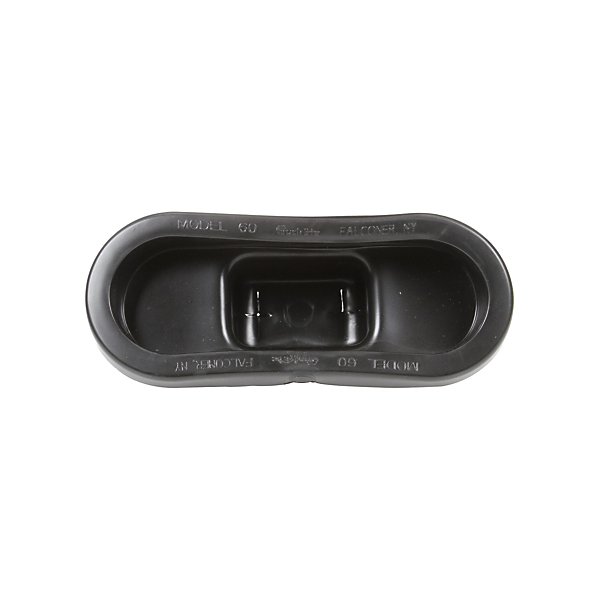 Truck-Lite - Closed Back, Black PVC, Grommet for 60 Series and 2 x 6 in. Lights, Oval - TRL60704