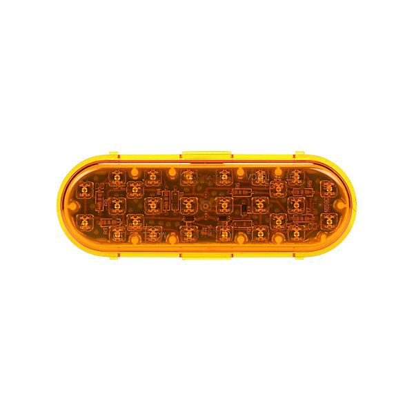 Truck-Lite - Turn Signal, Amber & Yellow, Oval, Grommet Mount - TRL60891Y