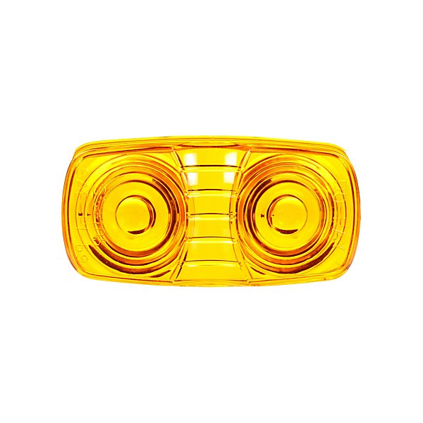 Truck-Lite - Signal-Stat, Oval, Yellow, Acrylic, Replacement Lens for M/C Lights (1201, 1203, 1204, 1211A, 1213A, 1215, 1216A, 1253 ), Snap-Fit - TRL9007A