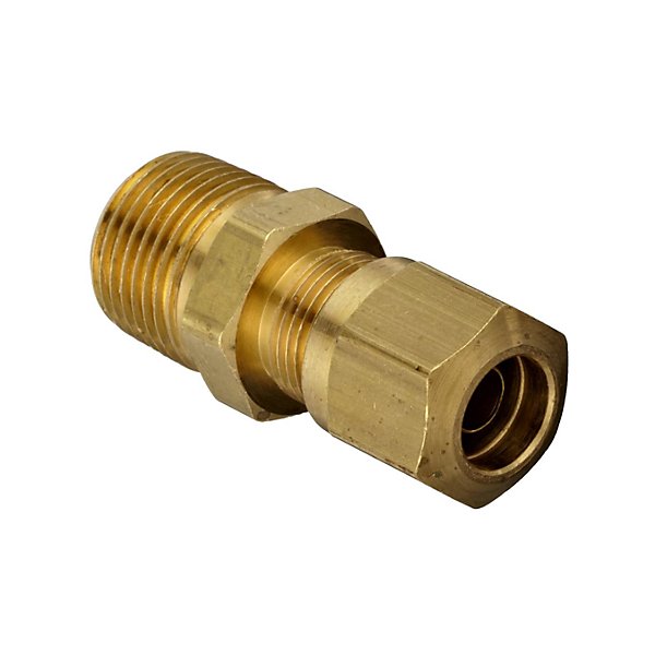 Eaton Weatherhead - Brass Male Connector 1/4-18 MPT Line/Hose/Tube - WHD1468X6