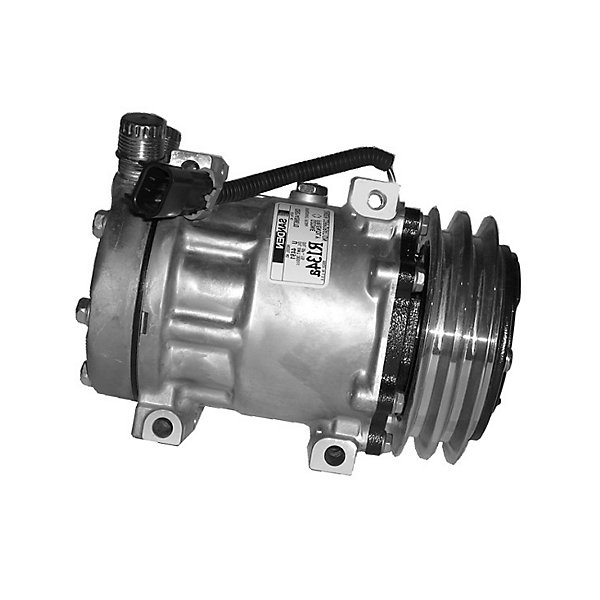 Bergstrom - AC Compressor, Sanden, 2 A-Groove, Direct Mount, V: 12 - BGS1401125
