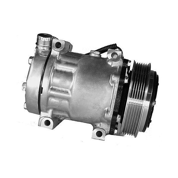 Bergstrom - AC Compressor, Sanden, 6 Groove, Direct Mount, Head: CBA, V: 12 - BGS1401126