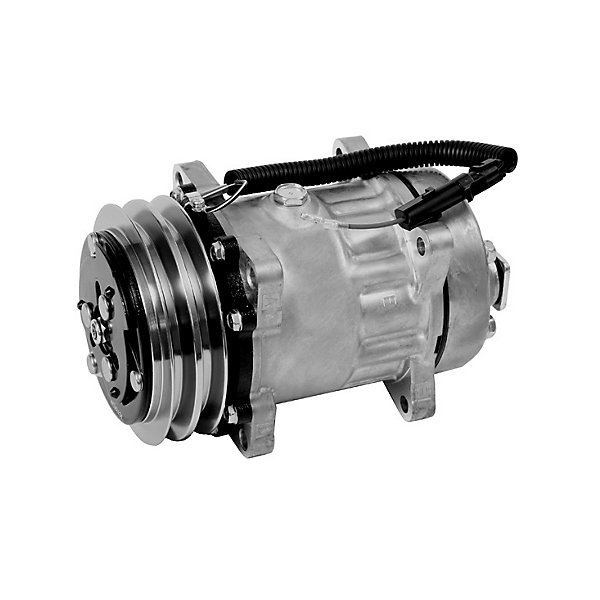 Bergstrom - AC Compressor, Sanden, 2 A-Groove, Ear Mount, V: 12 - BGS1401225