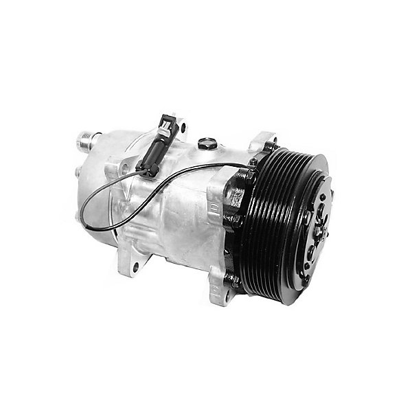 Bergstrom - AC Compressor, Sanden, 8 Groove, Ear Mount, V: 12 - BGS1401334